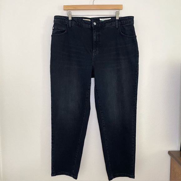 NWT Anthropologie Pilcro The Vintage Straight High Waist Jean Dark Denim 18W - Picture 5 of 16